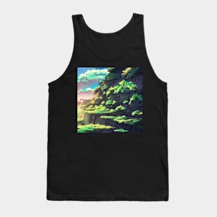 Anime Style Landscape Tank Top